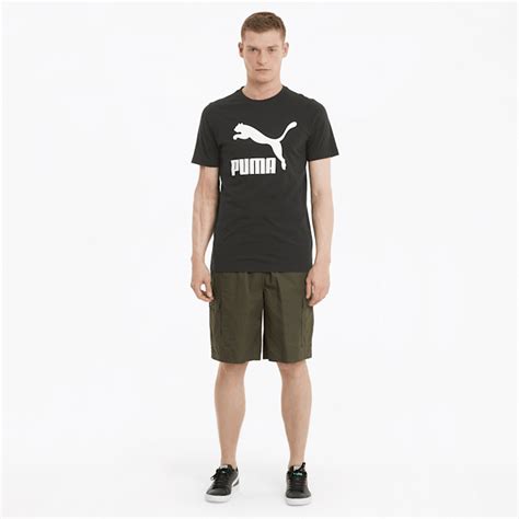 classics mens logo tee  shirts top puma