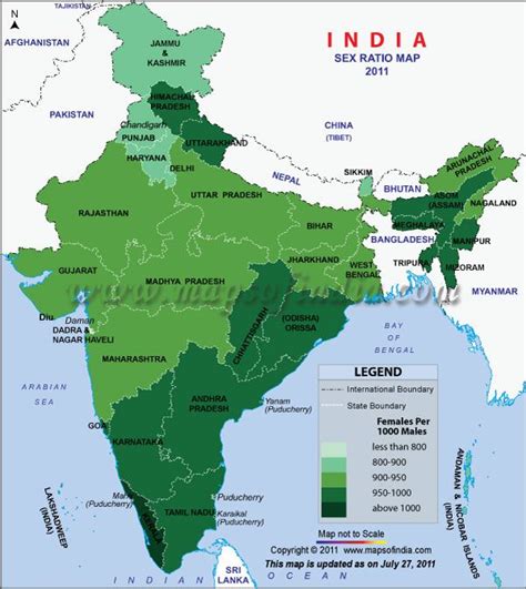 india sex ratio map india thematic maps pinterest india