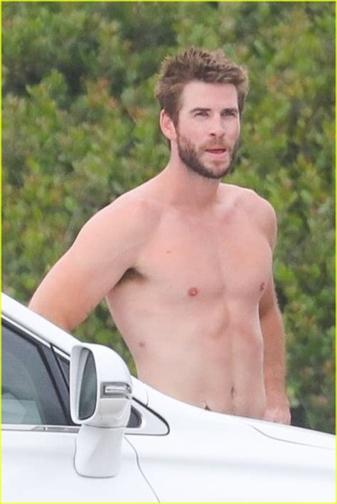 Liam Hemsworth Goes Shirtless After A July 4th Surf Session Photo