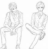 Sitting Pose Reference Anime Boy Drawing Manga Poses Draw References Cute Sketches Base Sketch Figure Man Bestie Back Tumblr Useful sketch template