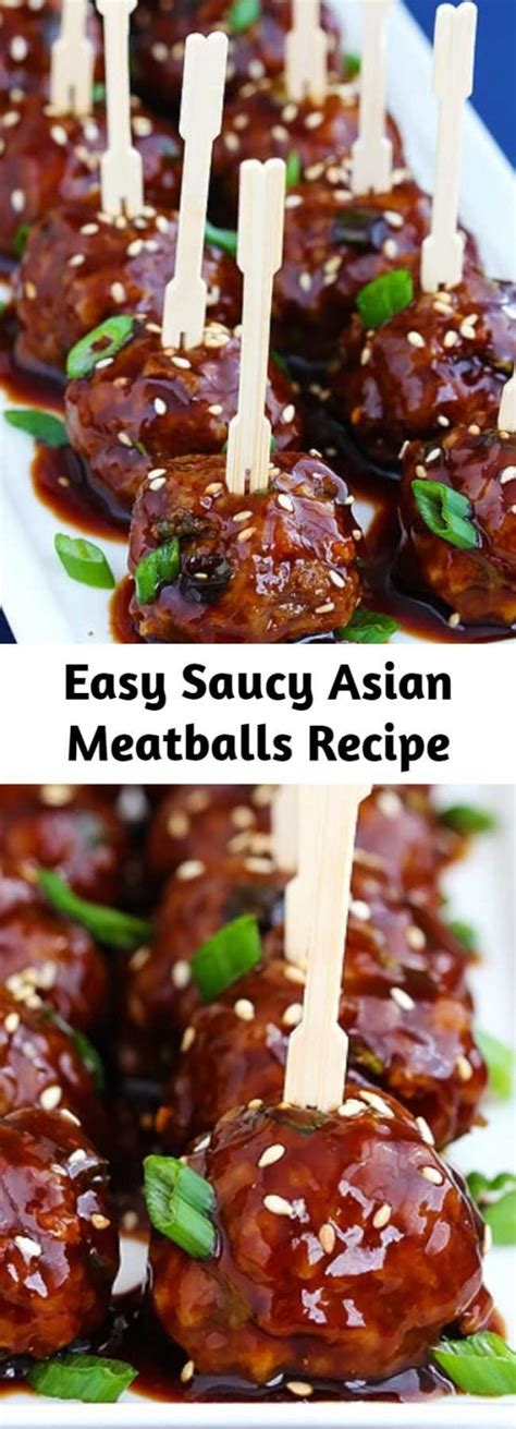 Easy Saucy Asian Meatballs Recipe – Mom Secret Ingrediets