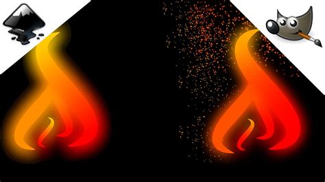 gimp and inkscape tutorial create a fire art and edit in gimp youtube