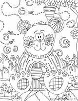 Coloring Doodle Pages Alley Lets Color Popular Library Coloringhome Template Forest Animal sketch template