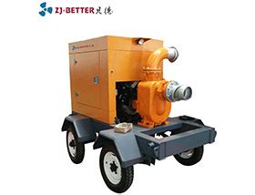 high suction  priming trailer mounted pump  technology