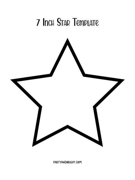 large star template stencil  crafts  projects   star