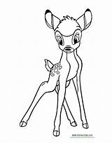 Bambi Coloring Disney Pages Disneyclips Printable Book Funstuff sketch template