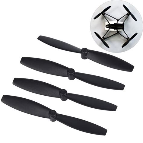 pcs propellers props blades replacement  parrot mini drone parts black red ebay