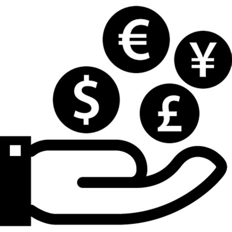 finance symbol   currencies   hand  vectors logos