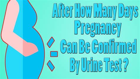 After How Many Days Pregnancy Can Be Confirmed By Urine Test Youtube