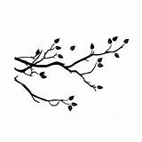 Tree Branch Silhouette Print Getdrawings sketch template