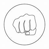 Fist Bump Outline Stock Illustration Icon Vector Isolated Gestures Symbol Hand Background Style Depositphotos Cliparts Illustrations sketch template