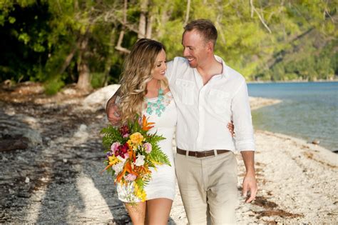 Secret Boho Chic Beach Wedding In Tahiti Megan Jake