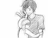Hugging Couples Anime Couple Drawing Cute Sad Cuddling People Draw Sketches Drawings Easy Hug Tumblr Dibujos Girl Getdrawings Para Pareja sketch template