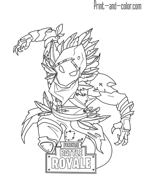 fortnite coloring pages learny kids