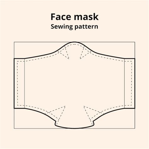 printable template  face mask pattern printable templates