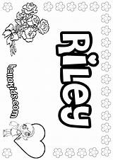 Riley Coloring Pages Name Color Print Aubrey Printable Names Hellokids Online Template sketch template