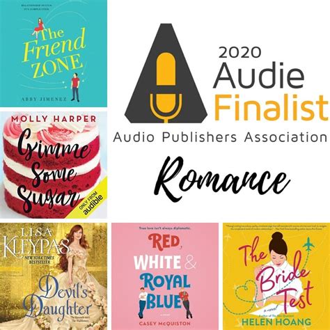 audiofile magazine romance audie award finalists congratulations to