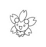Pokemon Cherrim Coloring Pages sketch template