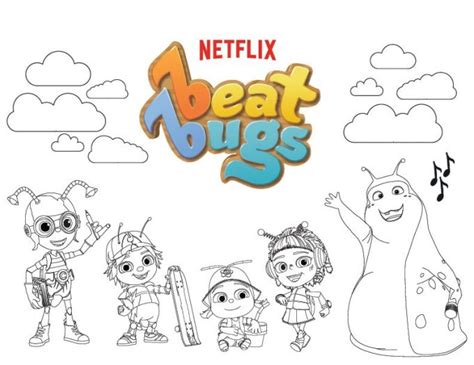 beat bugs merchandise    beat bugs coloring pages