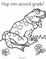 Grade Coloring Pages Math Second Welcome Frog Hop Graders 6th Color Into Printable Colouring 5th Sock Print Getcolorings Clipartmag Gr sketch template