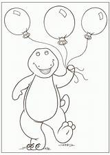 Barney Coloring Pages Print Printable Birthday Kids Sheets Drawing Colouring Party Friends Bestcoloringpagesforkids Balloons Dinosaur Color Printables Prints Getdrawings Cartoon sketch template
