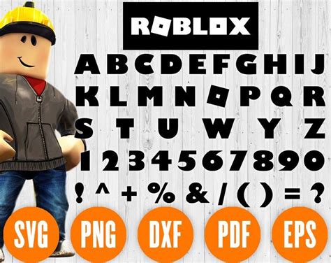 roblox font svg roblox alphabet roblox letters roblox text roblox vector roblox svg font