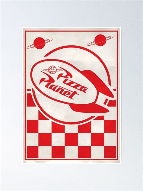 pizza planet poster  sale  msdvntr redbubble