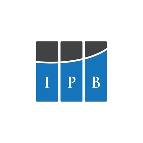 Ipb Letter Logo Design On White Background Ipb Creative Initials