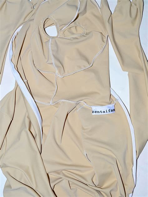 flesh color upgraded spandex full body zentai suit add toes uc  faniezappcom