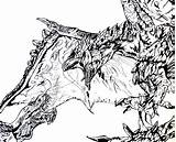 Monster Hunter Rathalos Anjanath Vs Series Spartan Silver sketch template