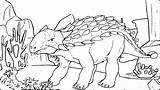 Ankylosaurus Coloring Printable Pages Awesome Children Great sketch template