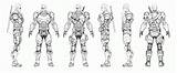 Concept Deathstroke Arkham Turnaround Origins Drawing Clipart Drawings Superman Joker Personaje sketch template