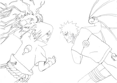 naruto  sasuke drawing  getdrawings