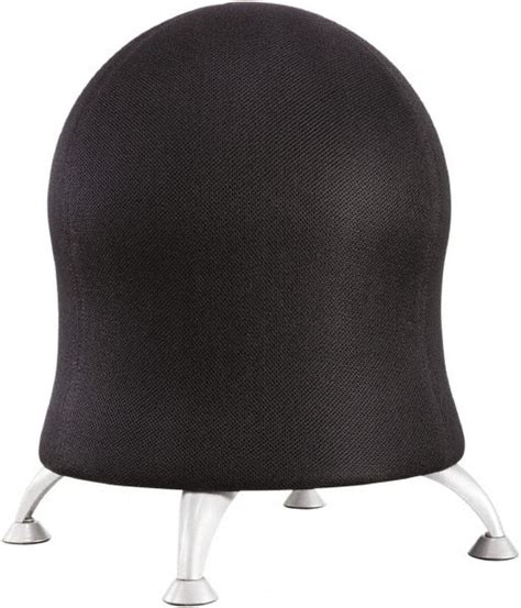 safco black nylon ball chair msc industrial supply