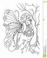 Coloriage Grossesse Enceinte Incinta Dame Griffonnage Livre Signora Adulta Nello Gravidanza Scarabocchio Vectorstock sketch template