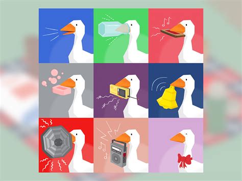 untitled goose game portraits  joe gottli  dribbble