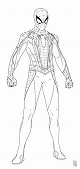 Spider Ps4 Man Spiderman Coloring Pages Drawing Homecoming Step Deviantart Printable Marvel Print Amazing Kids Drawings Verse Visit Avengers Suits sketch template