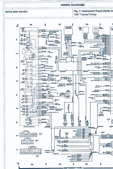 toyota pickup wiring diagrams