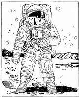 Coloring Astronaut Space Pages Colouring Adults Outer Printable Girl Drawing Color Drawings Planetarium Print Astronauts Sheets Mobile Kids Astronomie Adult sketch template