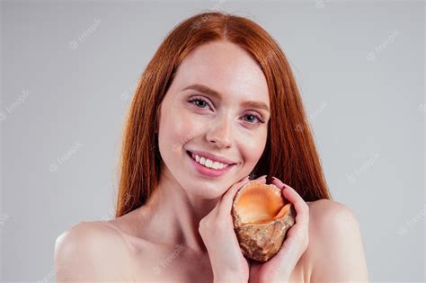 Premium Photo Ginger Redhead Youth Woman With Snowwhite Dental Smile