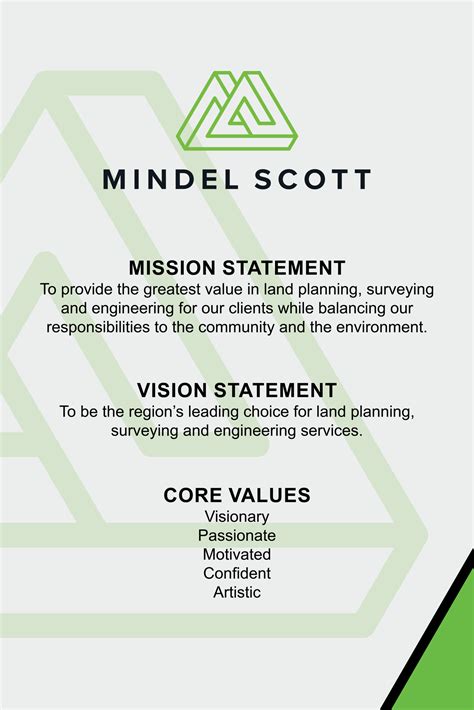 mission statement poster   mindel scott