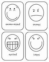 Emotions Emotion Faces Hopes Flashcards Pages Emociones Bubbers Emocional Inteligencia Lettura sketch template