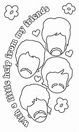 Beatles Coloring Pages 60s 70s Groovy sketch template