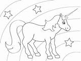 Unicorn Rainbow Coloring Pages Print Drawing Pony Party Sheet Birthday Google Kids Printable Sheets Unicorns Color Rainbows Enhjørning Coloriage Printables sketch template