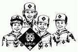 Cub Scout Clipart Scouts Imagixs Akela Coloringhome sketch template