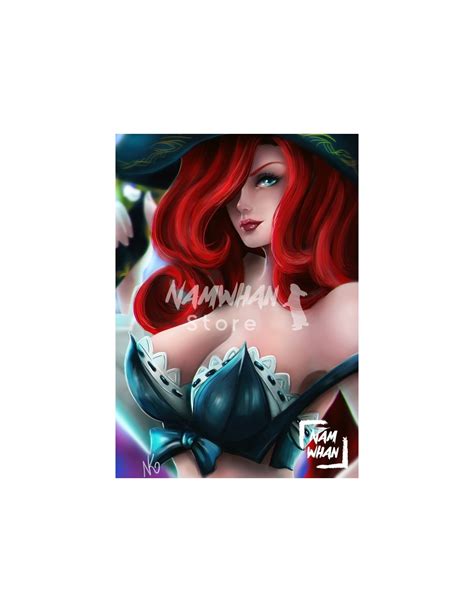 miss fortune league of legends poster namwhan store