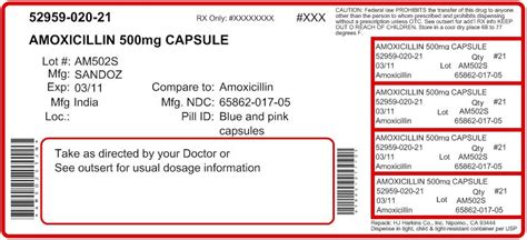 Dailymed Amoxicillin Amoxicillin Capsule