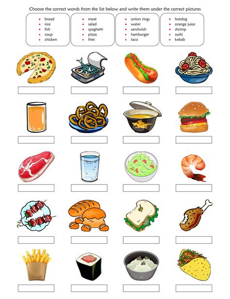 food picture quiz printable  printable templates