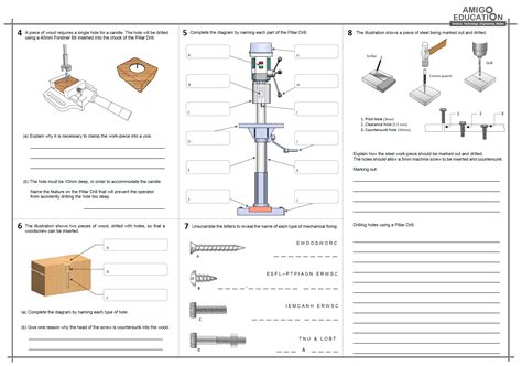 pillar drill teaching resources