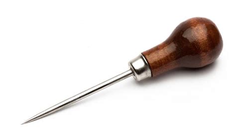 awl rounded wood handle goldstar tool